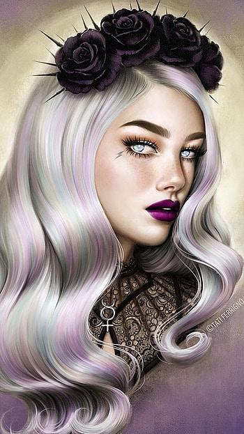 Girly M, Beautiful, Painting HD phone wallpaper