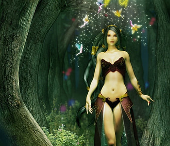 The new faery Queen, fairy, cg, fantasy HD wallpaper