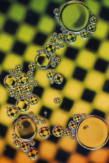 Bubbles, Macro, Circles, Liquid, Butter, Oil HD phone wallpaper