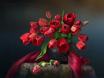 ❤, Bouquet, Art, Flowers, Still life, Tulo HD wallpaper