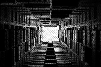 Building, Miscellanea, Miscellaneous, Grid, Bw, Chb, Bottom View HD wallpaper