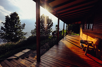 Miscellanea, Miscellaneous, Bench, Sunlight, Coziness, Comfort, Terrace HD wallpaper
