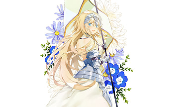 Jeanne d'arc, simpler art, minimal HD wallpaper