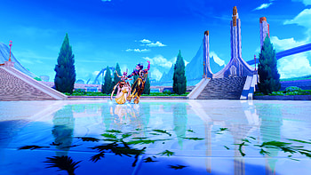 Genshin Impact Ultra — Serene Azure Reflections, video game, Genshin Impact HD wallpaper
