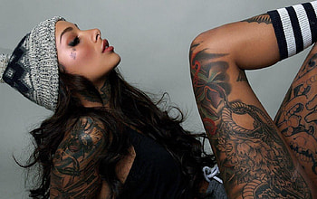 jenah yamamoto, INK, ART, SEXY, BABE HD wallpaper