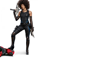 Domino And Deadpool In Deadpool 2, domino, deadpool, deadpool-2, movies, 2018-movies HD wallpaper