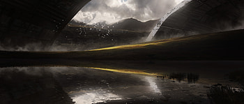 Anime Landscape Scenery Birds Flying Artwork , anime, artist, artwork, digital-art HD wallpaper