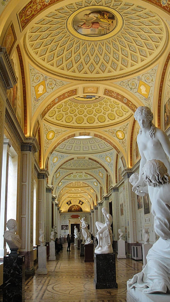 Hermitage Museum, Hermitage gallery, St Petersburg, Russian architecture HD phone wallpaper