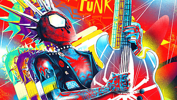 Spider Punk In Spider Man Across The Spider Verse , spider-man-across-the-spider-verse, spider-punk, spiderman, superheroes, 2023-movies, movies, artist, artwork, digital-art HD wallpaper