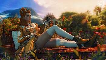 Anna Henrietta Toussaint, fantasy, game, redhead, girl, the witcher HD wallpaper