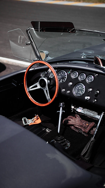 Cars, Car, Retro, Steering Wheel, Rudder, Salon, Speedometer, Panel HD phone wallpaper