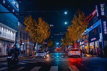 Cities, Road, Markup, Neon, Street HD wallpaper