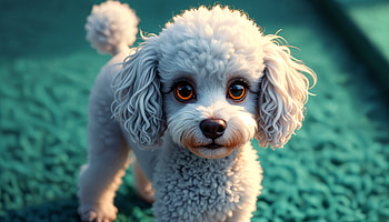 Adorable Poodle: Stunning Ultra, poodle, dog, pet, cute, fluffy HD wallpaper