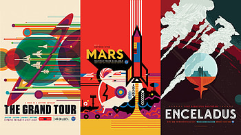 I updated the previous and created a few new ones based on the high res posters that NASA released yesterday HD wallpaper