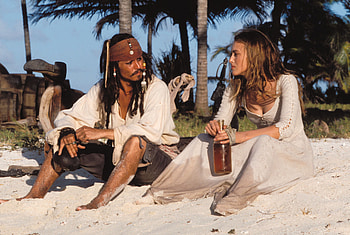 Keira Knightley, Pirates of the Caribbean, Jack Sparrow HD wallpaper