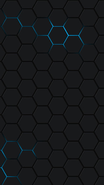 Black honeycomb pattern, Minimalistic design, Hexagon background, option HD phone wallpaper