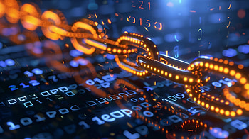 Digital Blockchain Technology, technology, Blockchain, chain HD wallpaper