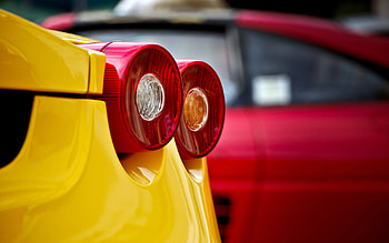 F430, ferrari, red, yellow HD wallpaper