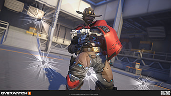 Overwatch 2 Cassidy – Dynamic Gaming Background, video game, Overwatch 2 HD wallpaper