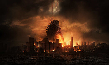 Godzilla 2014 , Movie franchise, Powerful monster, Destruction theme HD wallpaper