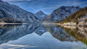 Plansee, Austria HD wallpaper