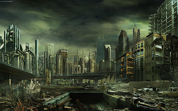 Destroyed City - Full search HD wallpaper