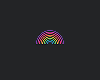Minimal, colorful, rainbow, abstract HD wallpaper