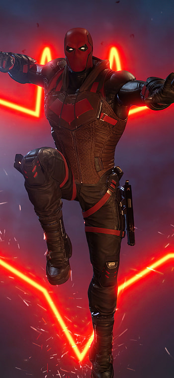 Red Hood, Gotham Knights, XS HD phone wallpaper
