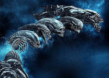 Neomorph, Alien: Covenant, Aliens (Movie), Xenomorph, Prometheus, Alien³, Movie, Alien, Alien: Resurrection HD wallpaper