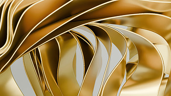 Golden Abstract Flow, golden, abstract, artist, artwork, art, digital-art HD wallpaper