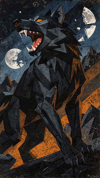 Fenrir: Midnight Maw — , Wolf HD phone wallpaper
