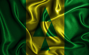 Prince Albert flag, , silk wavy flags, canadian cities, Day of Prince Albert, Flag of Prince Albert, fabric flags, 3D art, Prince Albert, cities of Canada, Prince Albert 3D flag HD wallpaper