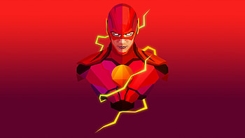 The flash, marvel comics, artwork HD wallpaper