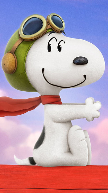 Snoopy as The Red Baron, scarf, Snoopy, movie HD phone wallpaper
