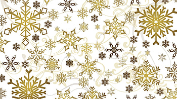 Snowflakes, abstract, digital art, 2017 HD wallpaper