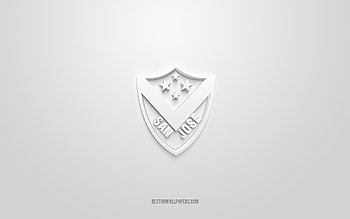 Club San Jose, creative 3D logo, white background, Bolivia Primera Division, 3d emblem, Bolivian football Club, Bolivia, 3d art, football, Club San Jose 3d logo HD wallpaper