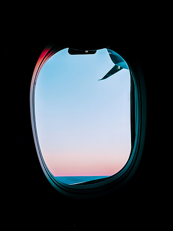 Dark, Miscellanea, Miscellaneous, Window, Porthole, Plane, Airplane, View HD phone wallpaper