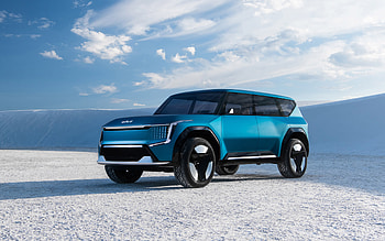 2021, Kia EV9, , front view, exterior, electric SUV, EV9 Concept, electric cars, Korean cars, Kia HD wallpaper