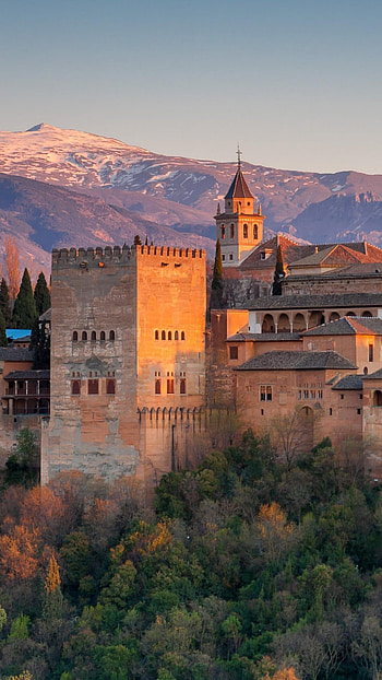 Alhambra, Travels, Spain, Granada HD phone wallpaper