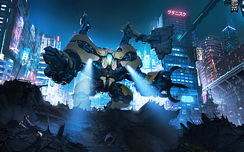 Repair Mecha, Sci Fi, robot HD wallpaper