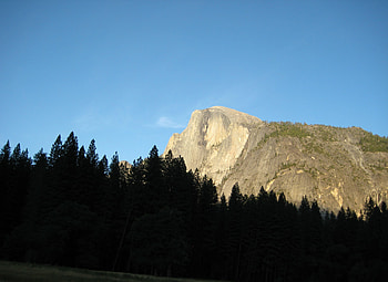 Half Dome, yosemite, sunset, mountain HD wallpaper