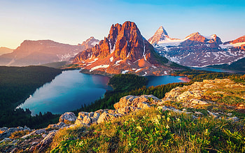 Columbia Lake, lake, nature HD wallpaper