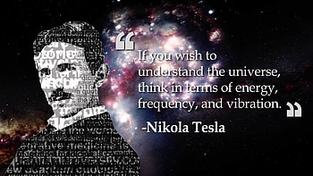 Quantum Quotes - Nikola Tesla - Understanding The Universe HD wallpaper