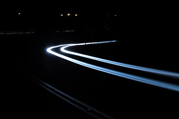 Dark, Lines, Long Exposure, Glow HD wallpaper