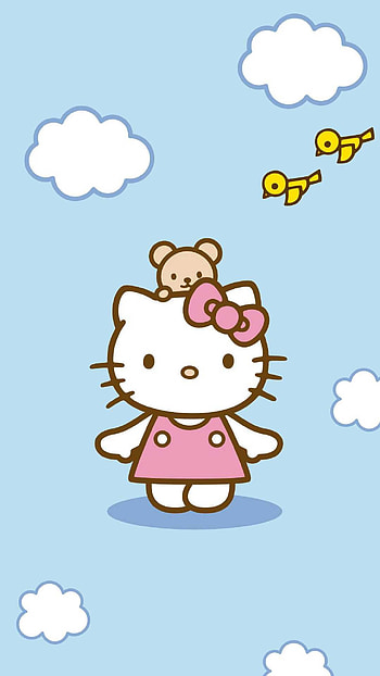 Hello Kitty, Cute cat , Iconic character, Popular symbol HD phone wallpaper