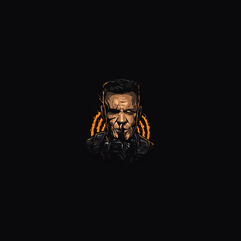 Cable, Deadpool 2, movie, minimal, art HD phone wallpaper