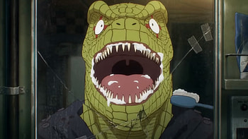 Dorohedoro, face, aligator, beast HD wallpaper