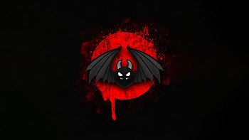 Bat Bird Minimal Red Black , bat, dark, black, minimalism, minimalist, artist, artwork, digital-art HD wallpaper