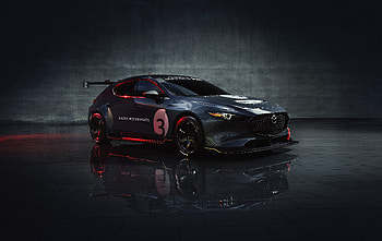 Mazda3 TCR, race car, 2020 HD wallpaper