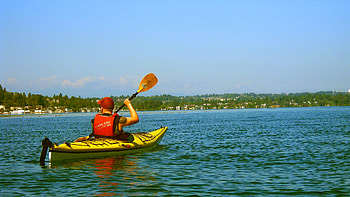 Canoer, Lake, stock , Public domain HD wallpaper